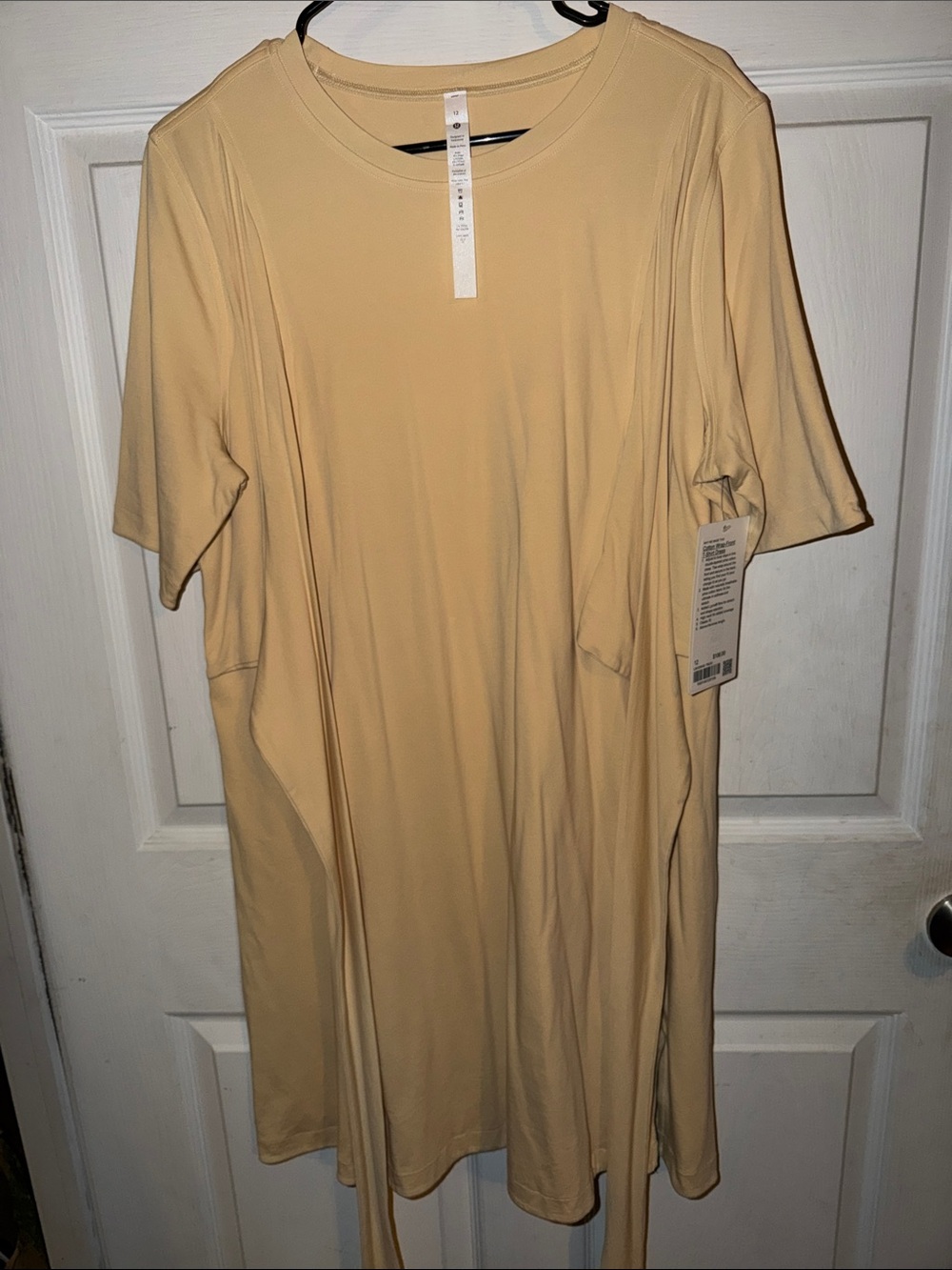 lululemon cotton wrap front t shirt dress - Picture 5 of 6